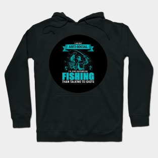 Black Panther Art - Fishing Tagline 2 Hoodie